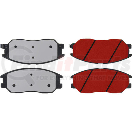 500.10130 by CENTRIC - PQ PRO Disc Brake Pads with Hardware