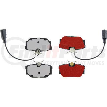 500.08772 by CENTRIC - PQ PRO Disc Brake Pads with Hardware