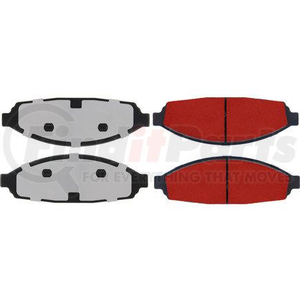 500.09310 by CENTRIC - PQ PRO Disc Brake Pads with Hardware