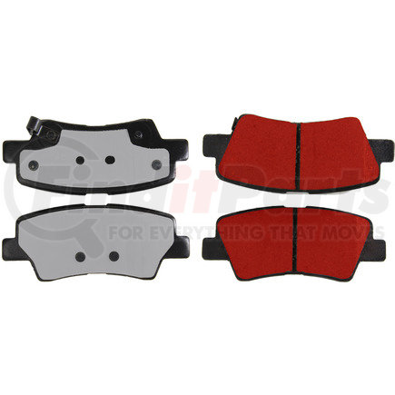 500.14450 by CENTRIC - PQ PRO Disc Brake Pads with Hardware