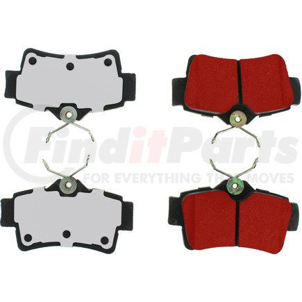 500.0627 by CENTRIC - PQ PRO Disc Brake Pads with Hardware