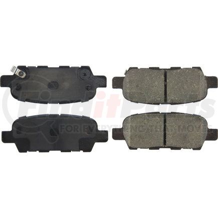 Centric 305.09051 Disc Brake Pad Set Street Select Brake Pads with Hardware