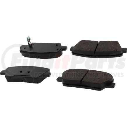 Centric 305.12842 Disc Brake Pad Set Street Select Brake Pads with Hardware