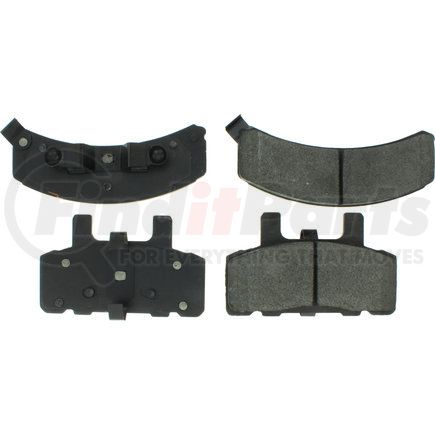Centric 305.03690 Disc Brake Pad Set Street Slect Brake Pads with Hardware