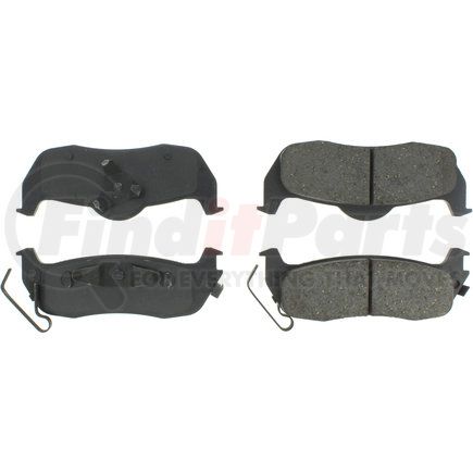 Centric 305.10870 Disc Brake Pad Set Street Slect Brake Pads with Hardware