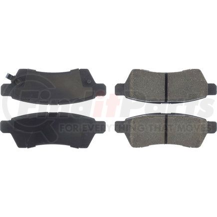 Centric 305.11000 Disc Brake Pad Set Street Slect Brake Pads with Hardware