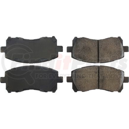 Centric 305.07210 Disc Brake Pad Set Street Slect Brake Pads with Hardware