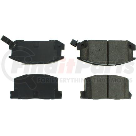 Centric 308.03090 Disc Brake Pad Set Street Brake Pads Rear with Shims