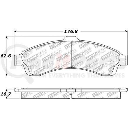 309.08820 by CENTRIC - STOPTECH PERFORMANCE PAD