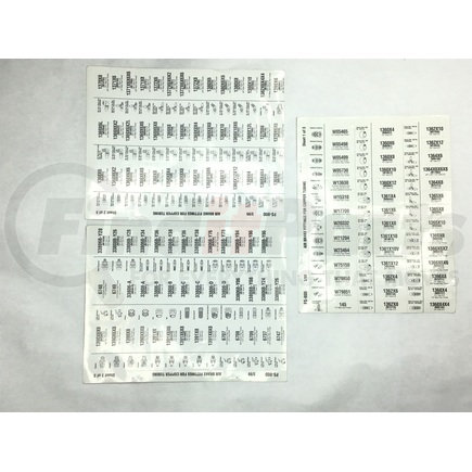 FS-800 by WEATHERHEAD - Eaton Weatherhead Labels and Tags Merchandiser Label