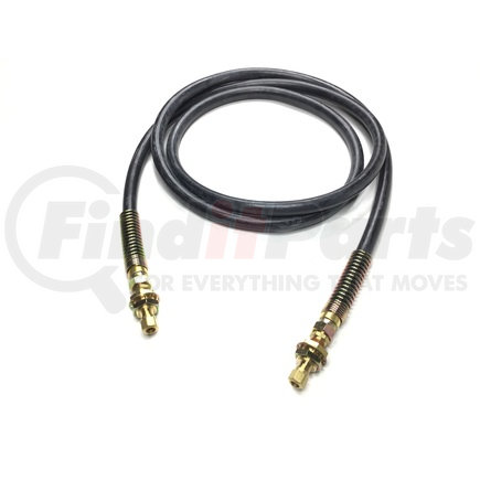 21245 by TECTRAN - Air Brake Hose Assembly - 120 in., Slider Hose, Dual 3/8 in. O.D Tube Fittings