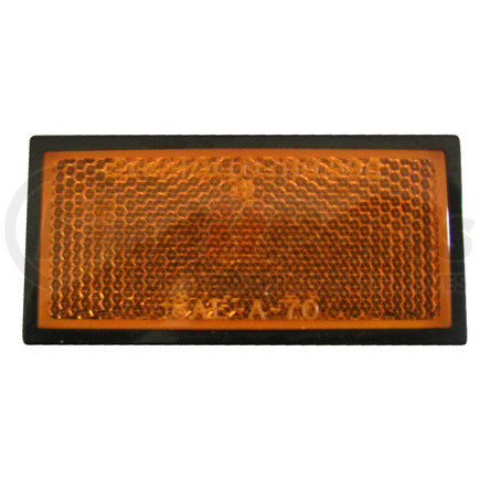 Peterson Lighting B485A Reflector Assembly 485 Plastic Reflectors - Amber, Black
