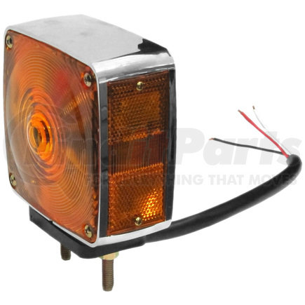 325-2 by PETERSON LIGHTING - 325-2 Double-Face Park and Turn Signal with Side Marker - Amber/Amber