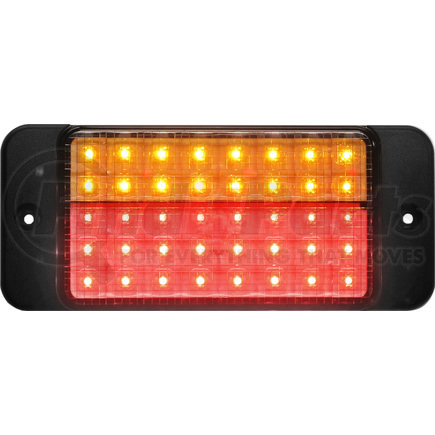 M1290A-R by PETERSON LIGHTING - 1290A-R Combination Stop, Rear Turn and Tail Light - Amber/Red, 40 Diode