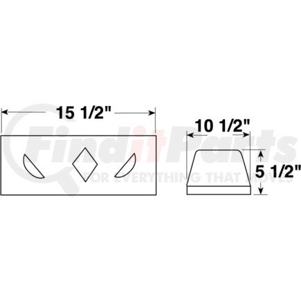 753MB by PETERSON LIGHTING - 753 15 1/2" Beacon Mini-Light Bar - Special Order Only