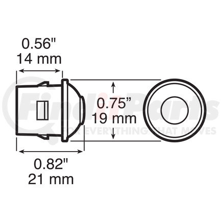 4741B-MV by PETERSON LIGHTING - 4741-MV LED Multi-Color Accessory Light - Blue, Multi-Volt