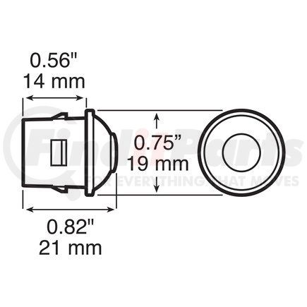 4741T by PETERSON LIGHTING - 4741-MV LED Multi-Color Accessory Light - Teal