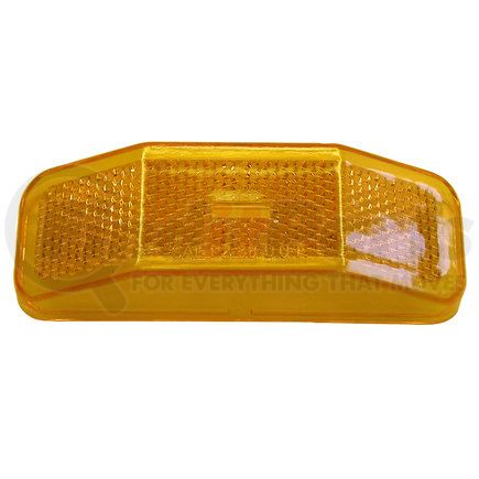 V2547-15A by PETERSON LIGHTING - 2547-15 Clearance/Side Marker with Reflex Replacement Lenses - Amber Replacement Lens