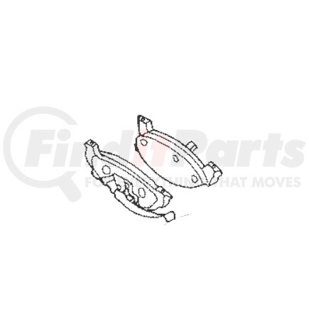 5066701AA by CHRYSLER - PAD KIT