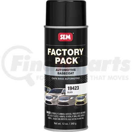 19423 by SEM PRODUCTS - FACTORY PACK -  Black