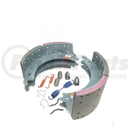 KSMA20014718QP by MERITOR - Drum Brake Shoe and Lining Kit - 8.00" Width, for 16.50" Brake Diameter