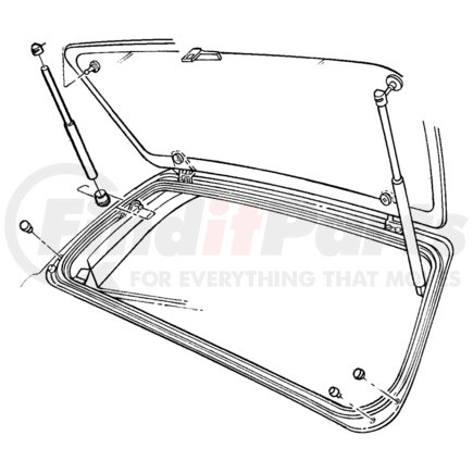 55075174 by CHRYSLER - BALL STUD. Liftgate Glass. Diagram 20