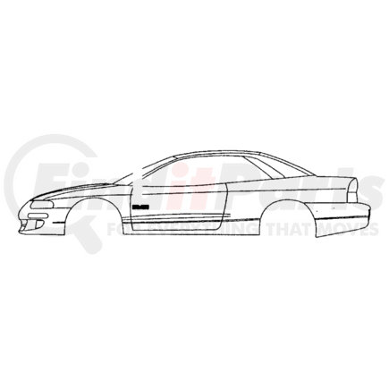 MR763953 by CHRYSLER - NAMEPLATE. For Dodge. Diagram 5