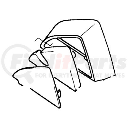 MR155929 by CHRYSLER - GASKET. Door Mirror Opening Cover. Diagram 10