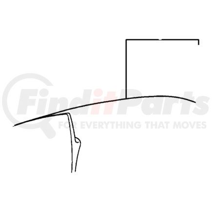 MB882393 by CHRYSLER - MIRROR. Left. Outside Rearview. Power. Diagram 7