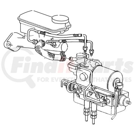 04695192 by CHRYSLER - MASTER CYLINDER. Brake. Diagram 1