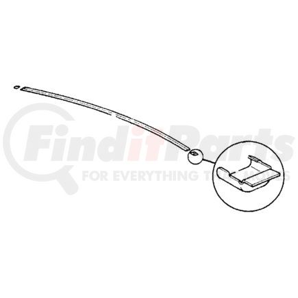 5AJ93MD5 by CHRYSLER - CAP. Headliner Molding End. Diagram 7