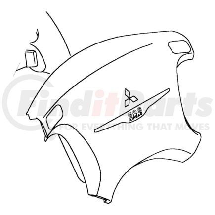 MR787019 by CHRYSLER - Steering Wheel Air Bag