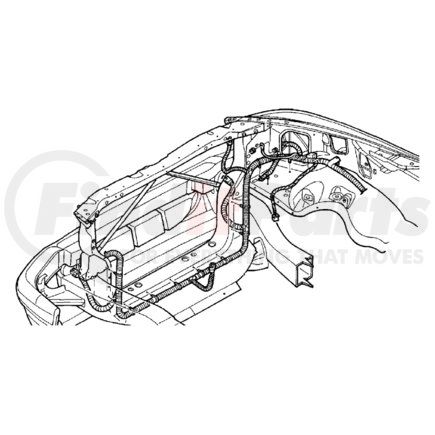 56045218AC by CHRYSLER - Headlight Wiring Harness - fits 2000 Dodge Dakota