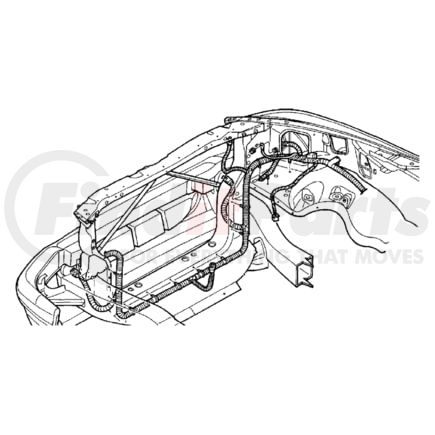 56045284AC by CHRYSLER - Headlight Wiring Harness - fits 2000 Dodge Dakota