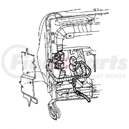 56021981AC by CHRYSLER - WIRING. Left Door. Diagram 3