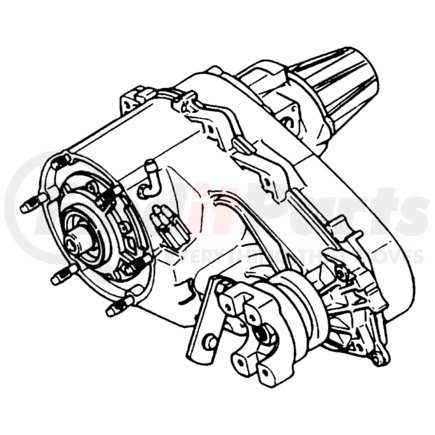 52111004AA by CHRYSLER - TRANSFER CASE. NP242. Diagram 1