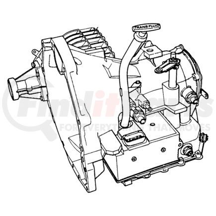 R4897485AC by CHRYSLER - TRANSAXLE, TRANSAXLE PACKAGE. With Torque Converter. Diagram 1