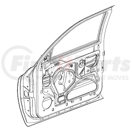 56021189AG by CHRYSLER - Door Wiring Harness - Front, fits 1999 Dodge Durango