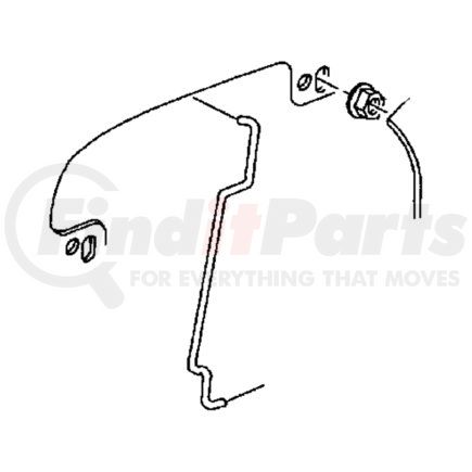 55256331AC by CHRYSLER - LINK. Left. Outside Handle To Latch. Rear Door. Diagram 4