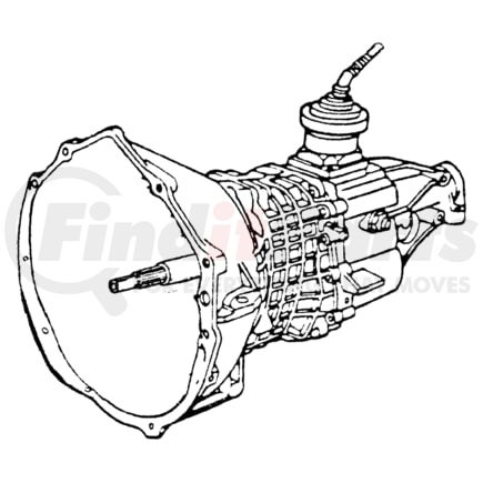 52104386AB by CHRYSLER - TRANSMISSION. 5 Speed. Diagram 1