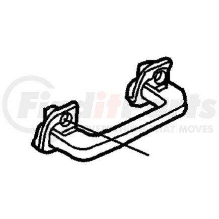 5FS60RK5AB by CHRYSLER - HANDLE. Passenger Assist Handle, Rear Right. Roof Grab. Diagram 4