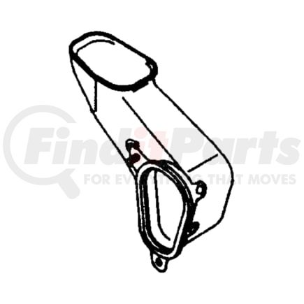 Chrysler MB925160 Engine Air Intake Duct Engine Air Intake Duct - fits 1995-2000 Chrysler Sebring and Dodge Avenger