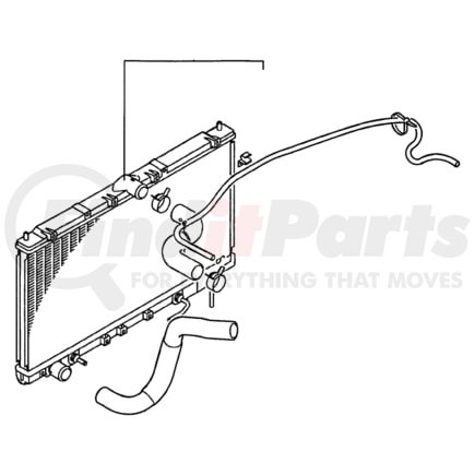 MR127912 by CHRYSLER - RADIATOR. Engine Cooling. Diagram 3