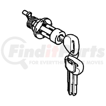 MR286065 by CHRYSLER - Liftgate Lock Cylinder - with Keyless Entry and Theft Protection