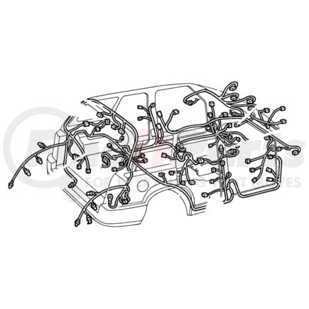 56042466AC by CHRYSLER - Body Wiring Harness - fits 1998 Jeep Grand Cherokee