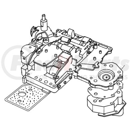 RL118114AA by CHRYSLER - Automatic Transmission Valve Body Channel Plate - with Filter