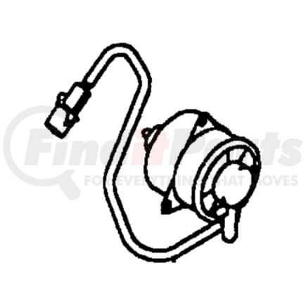 Chrysler MB924138 MOTOR. Radiator Fan. Diagram 16