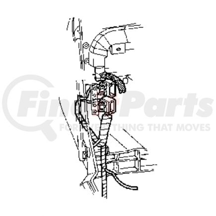 56021786AH by CHRYSLER - Instrument Panel Wiring Harness - fits 2000 Dodge Dakota