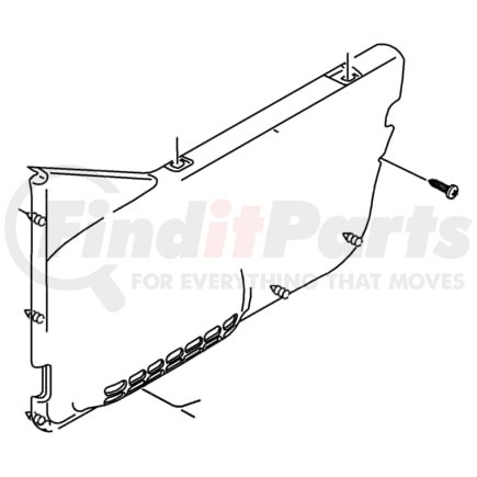 5DY651K5AD by CHRYSLER - PANEL. Left. Door Trim. Diagram 6