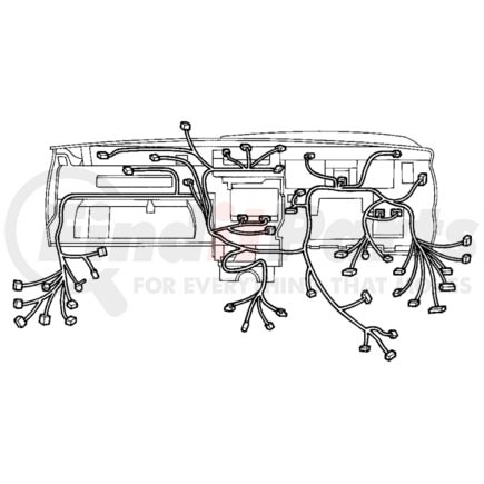 56042922AD by CHRYSLER - Instrument Panel Wiring Harness - fits 2000-2001 Jeep Grand Cherokee